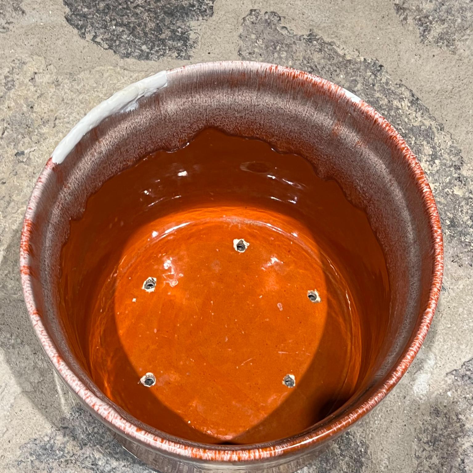 orange glaze pottery