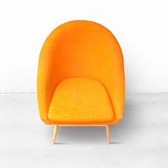 Fauteuils en coquille d'orange des années 1960