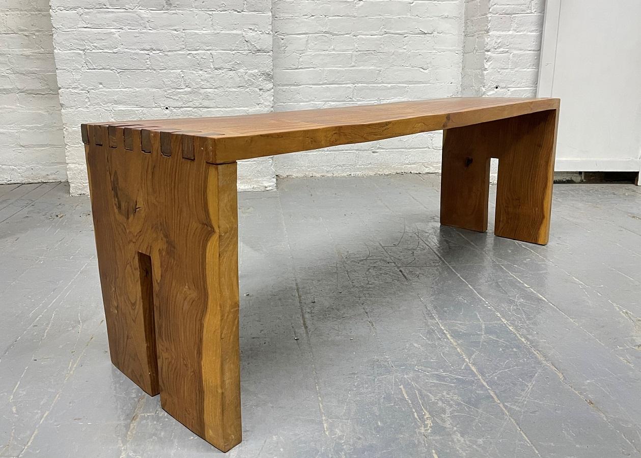 1960s Organic Bench In Good Condition For Sale In New York, NY