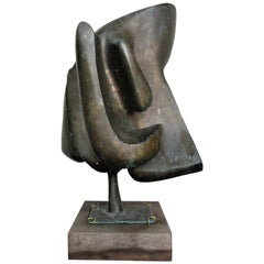 Organic Modern Abstract Bronze Sculpture