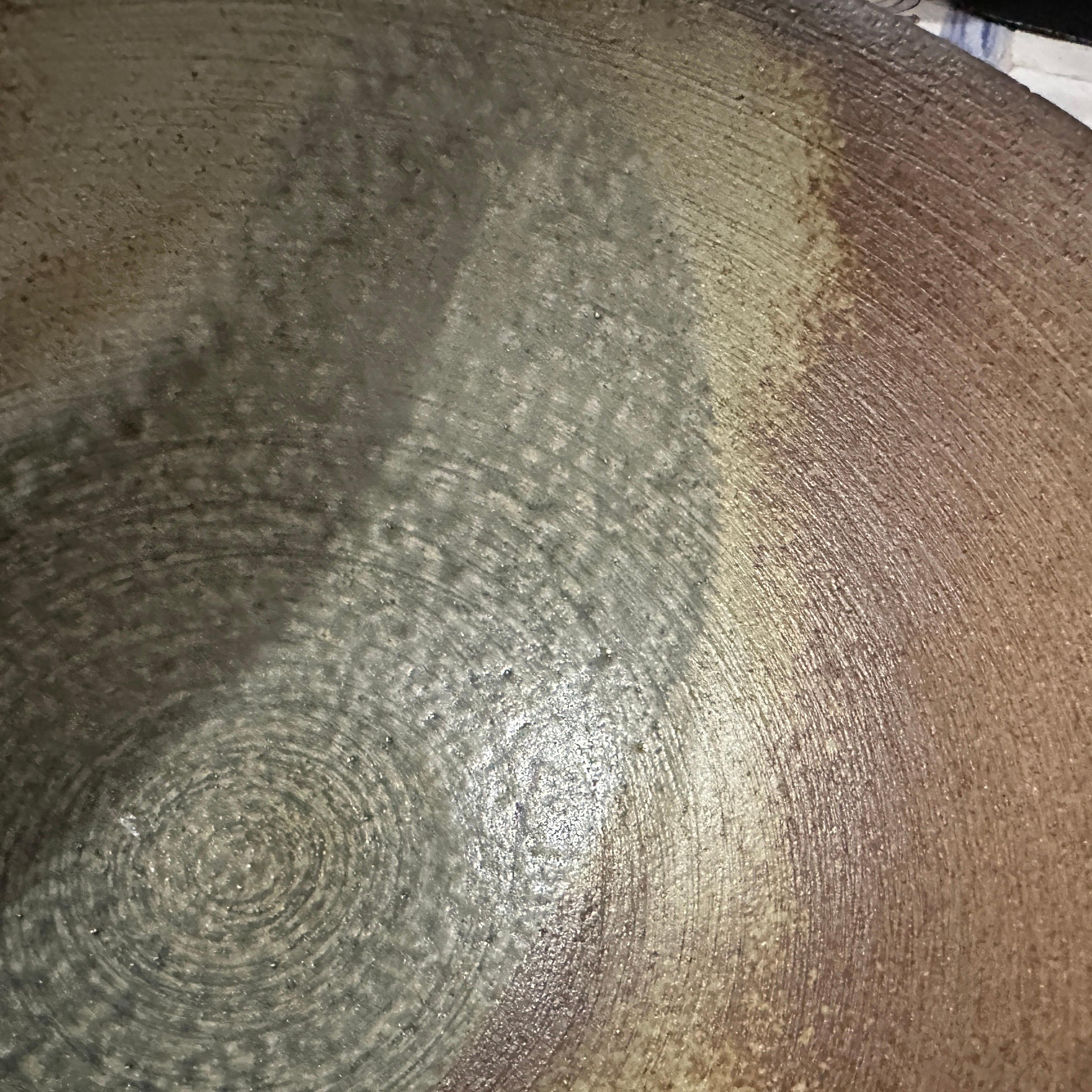 1960s Organic Modern Stoneware Bowl by Nanni Valentini for Ceramica Arcore For Sale 4
