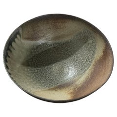 Moderne Schale aus Steinzeug aus den 1960er Jahren von Nanni Valentini für Ceramica Arcore