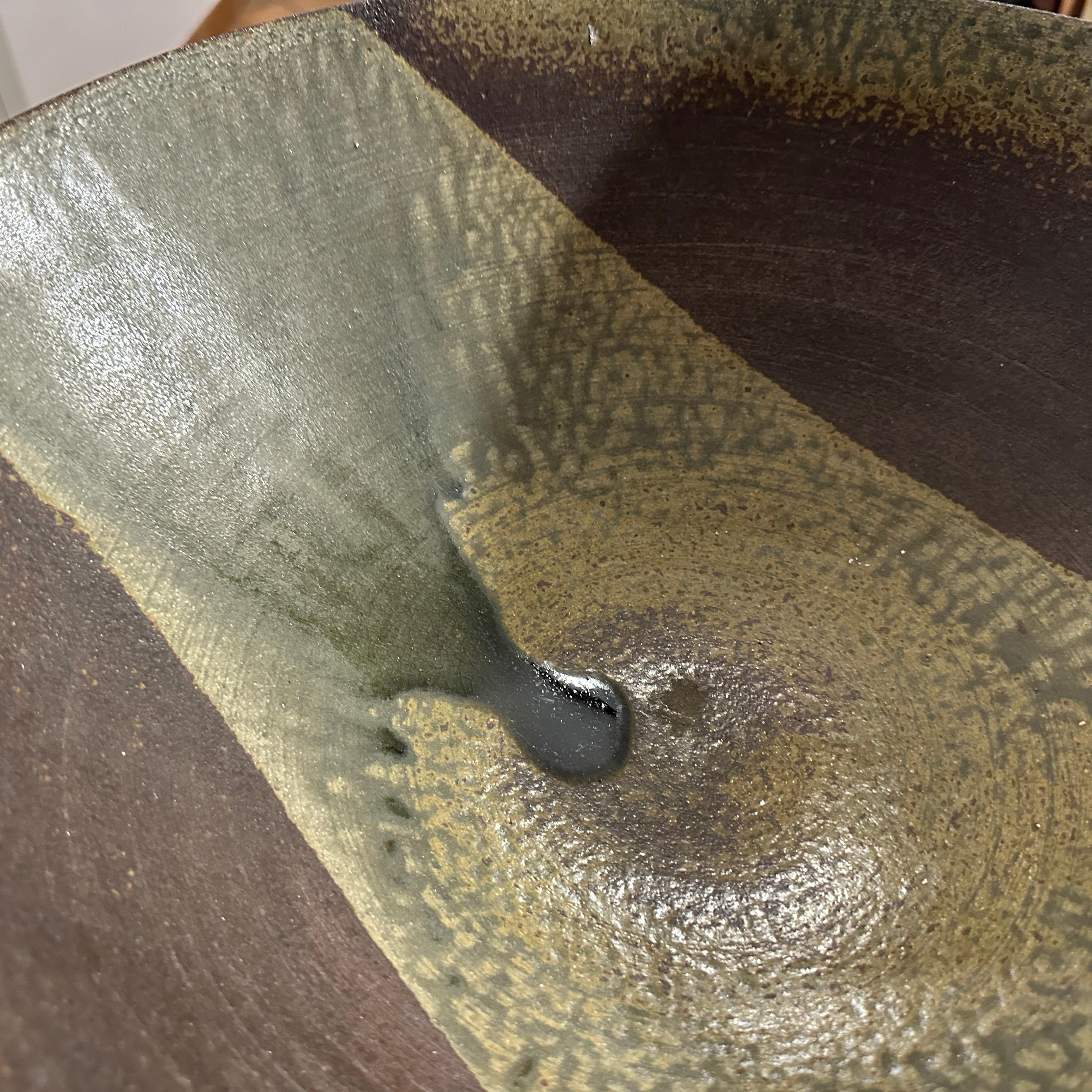 Grand bol en grès organique moderne des années 1960 de Nanni Valentini pour Ceramica Arcore en vente 2