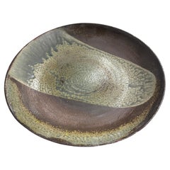 Große Schale aus organischem, modernem Steingut von Nanni Valentini für Ceramica Arcore, 1960er Jahre