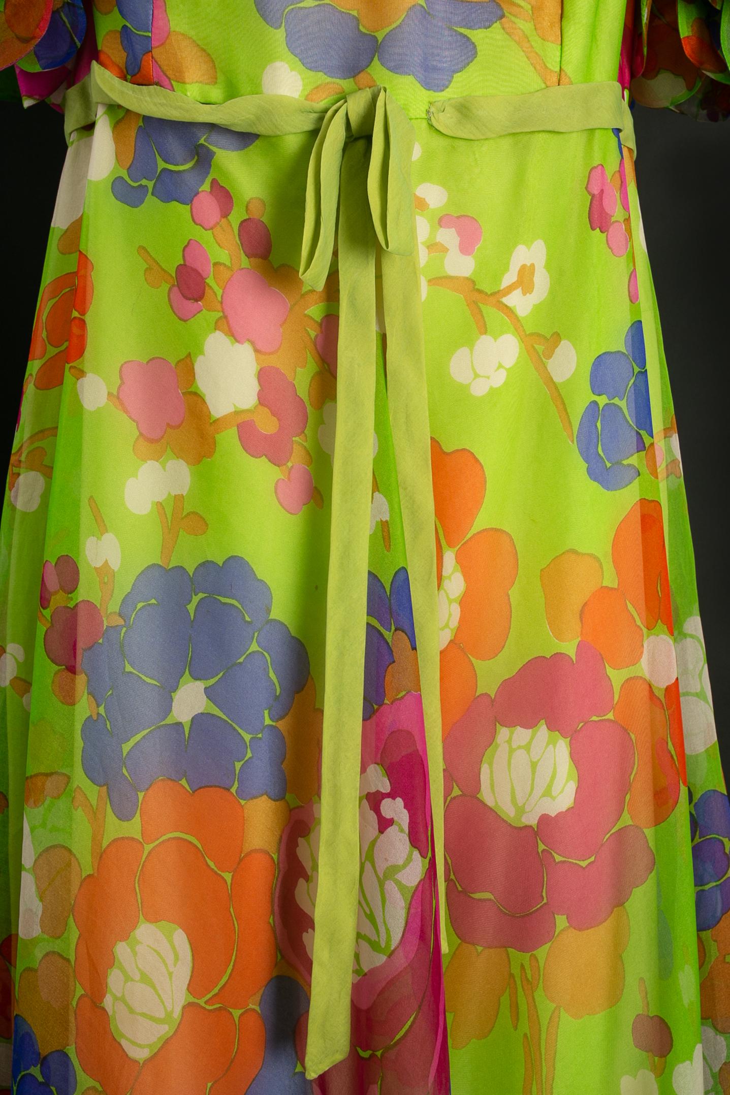 1960s organza dress For Sale 5