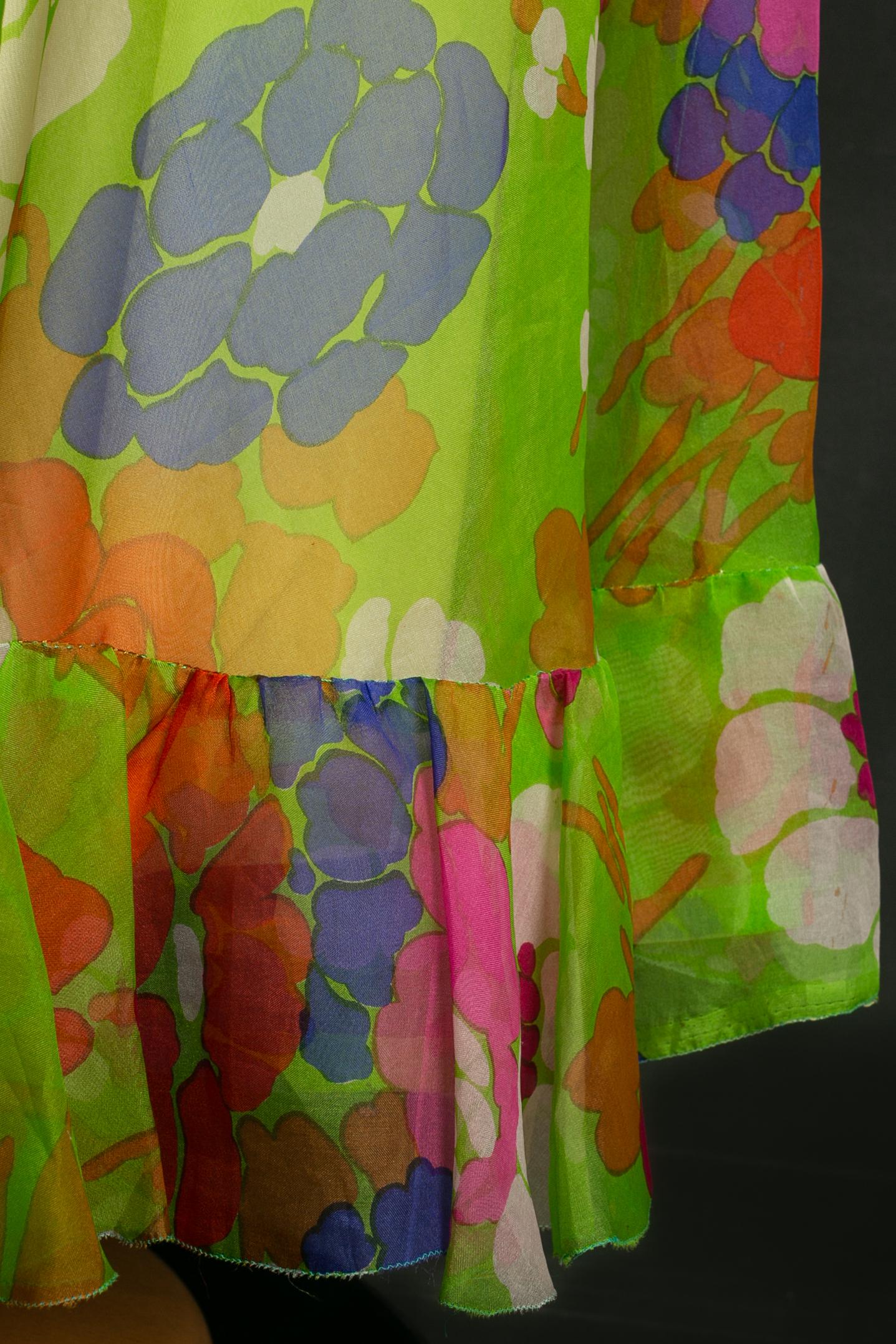 1960s organza dress For Sale 1
