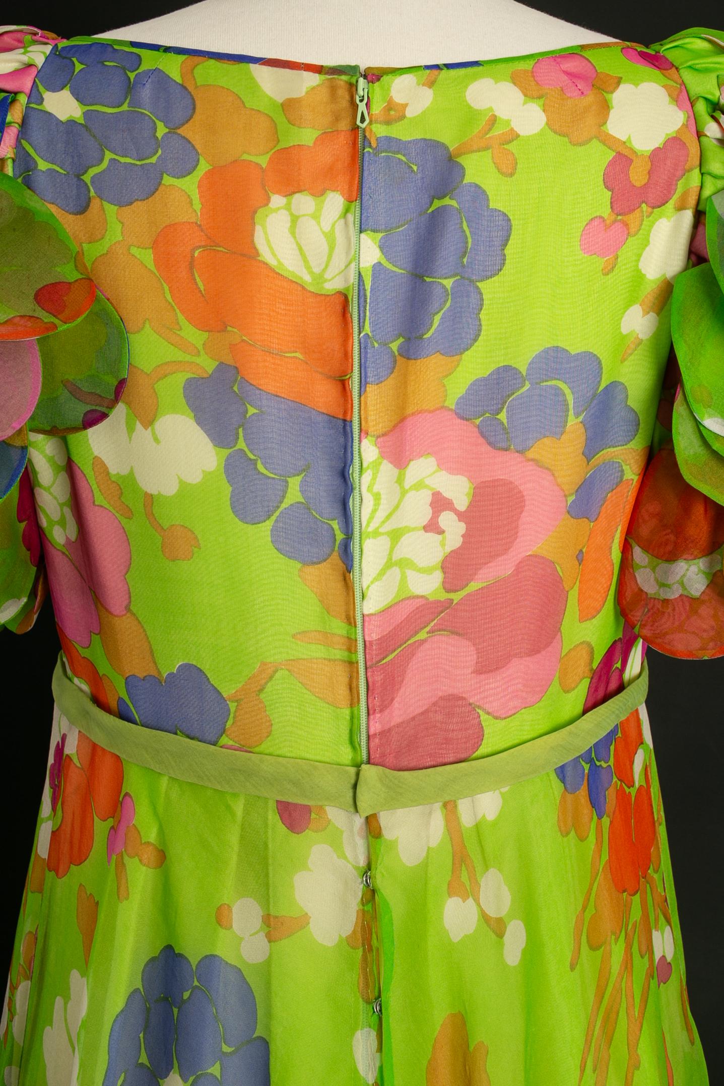 1960s organza dress For Sale 4
