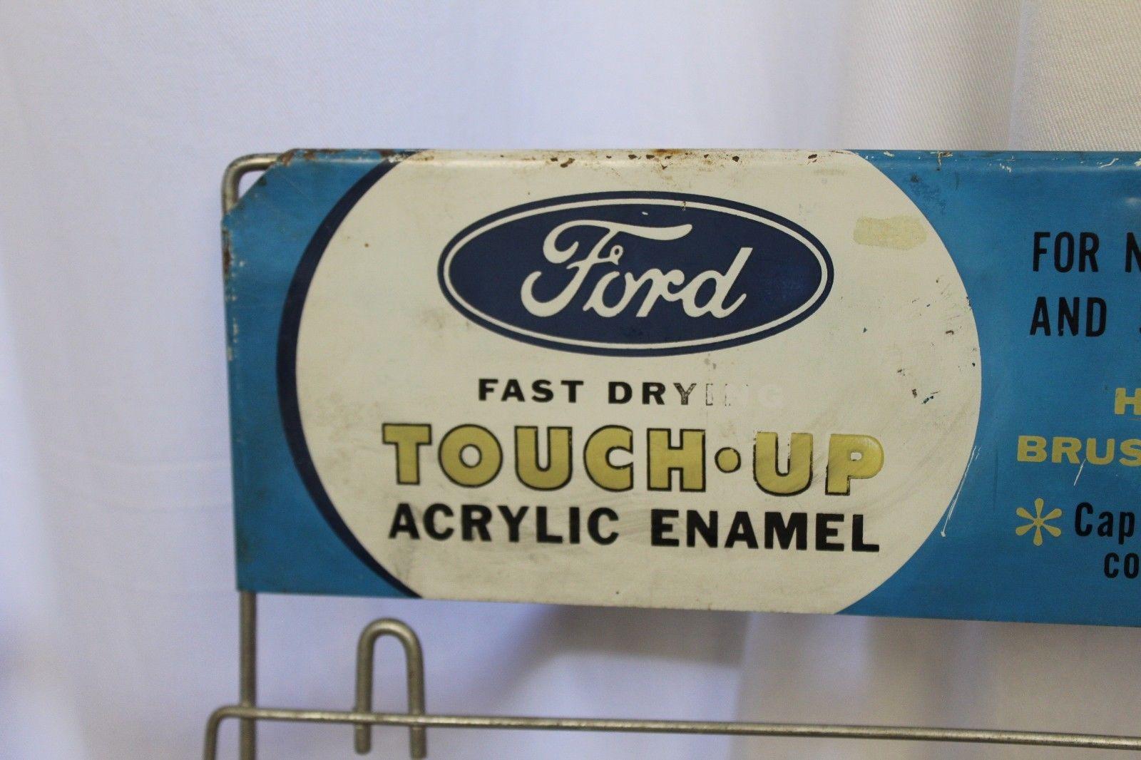 1960s Original Ford Acrylic Enamel Touch Up Paint Counter Top Display For Sale 2