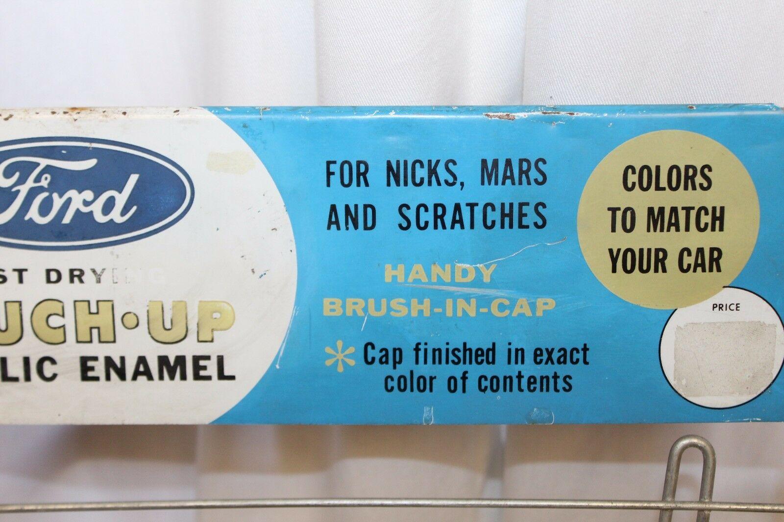1960s Original Ford Acrylic Enamel Touch Up Paint Counter Top Display For Sale 3