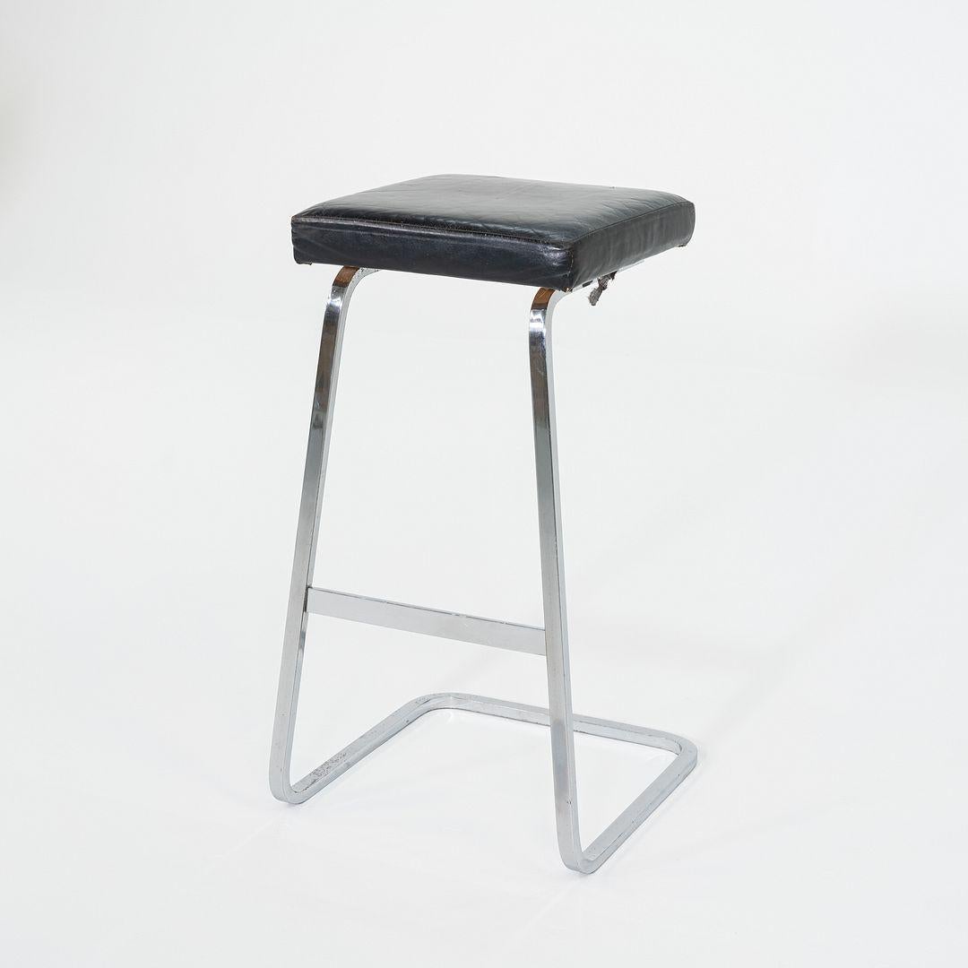 Modern 1960s Original Four Seasons Bar Stool by Mies van der Rohe for Knoll For Sale