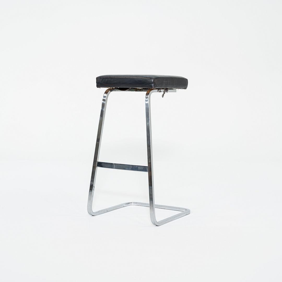 American 1960s Original Four Seasons Bar Stool by Mies van der Rohe for Knoll For Sale