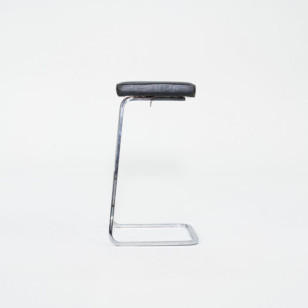 1960s Original Four Seasons Bar Stool by Mies van der Rohe for Knoll In Good Condition For Sale In Philadelphia, PA