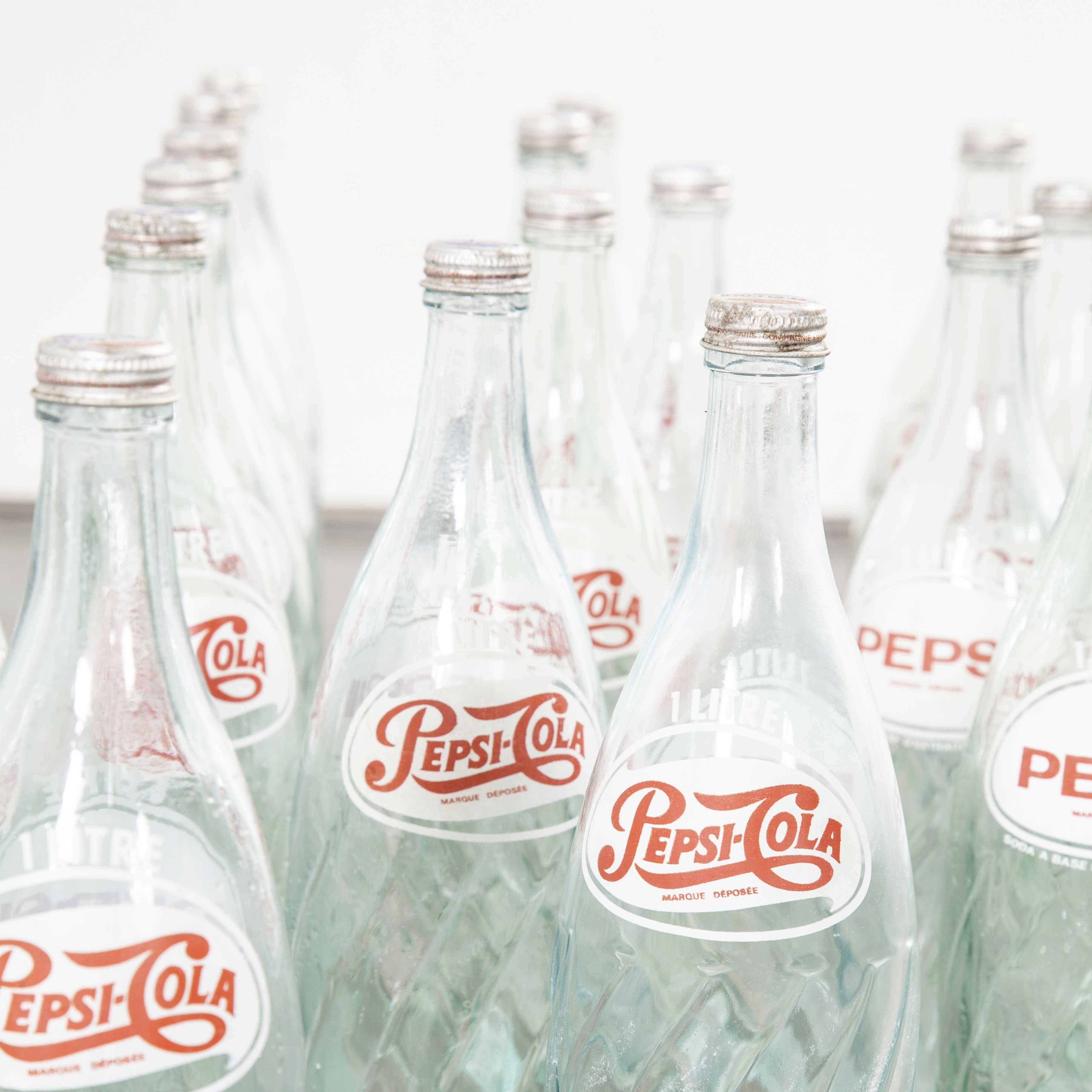 pepsi bottles glass
