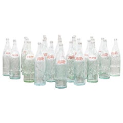 Vintage 1960s Original French Glass Pepsi Bottles, Large Quantity Available