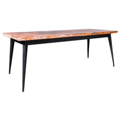 1960
s Original French T55 Tolix Rectangular 2 Metre Dining Table (932.7)