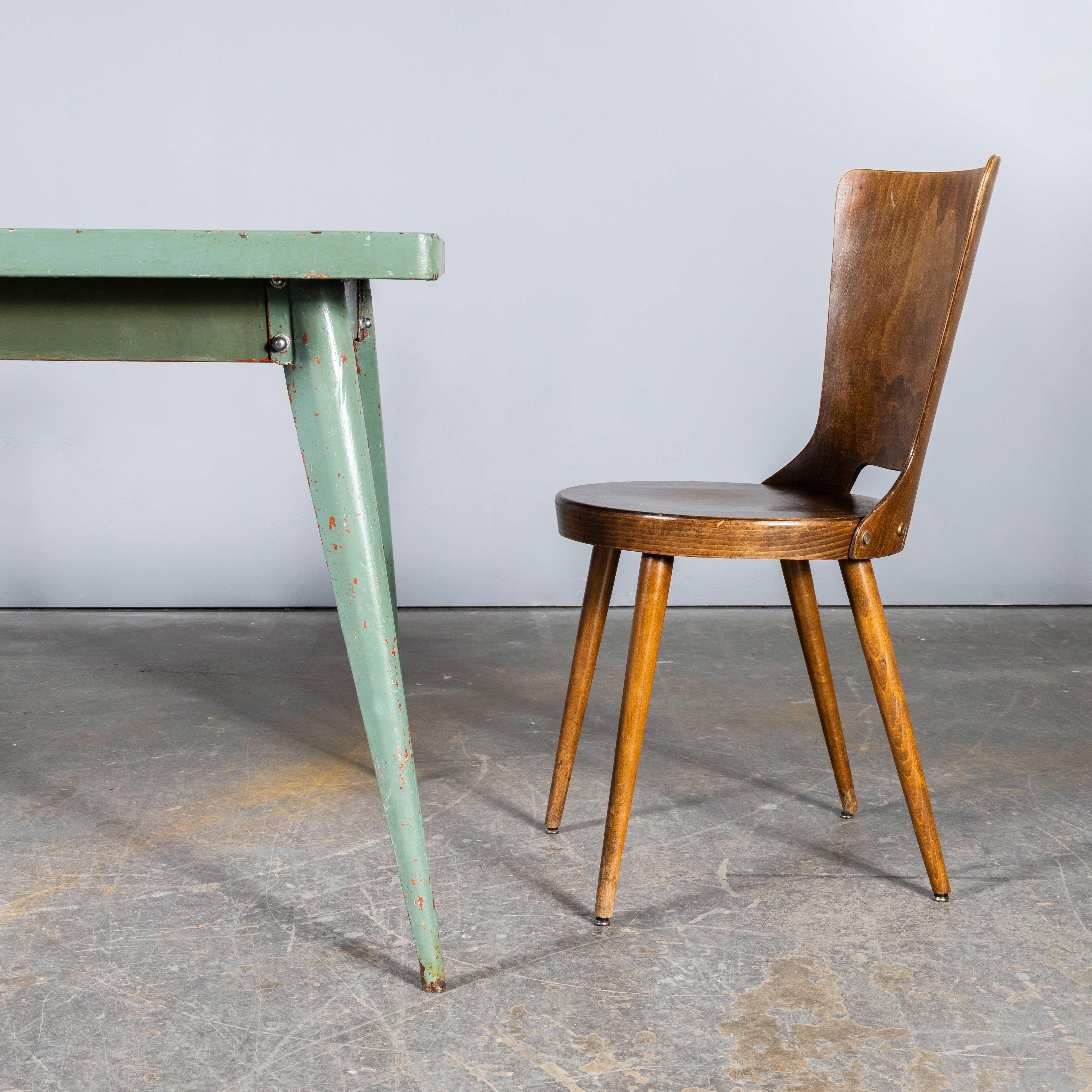 Tavolo da pranzo rettangolare originale francese T55 Tolix degli anni '60 - 160cm (Model.  1330) in vendita 4