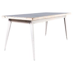 Tavolo da pranzo rettangolare originale francese T55 Tolix degli anni '60 - Modello 160 cm  1330.7