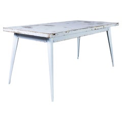 Tavolo da pranzo rettangolare originale francese T55 Tolix degli anni '60 - Modello 160 cm  1330.8