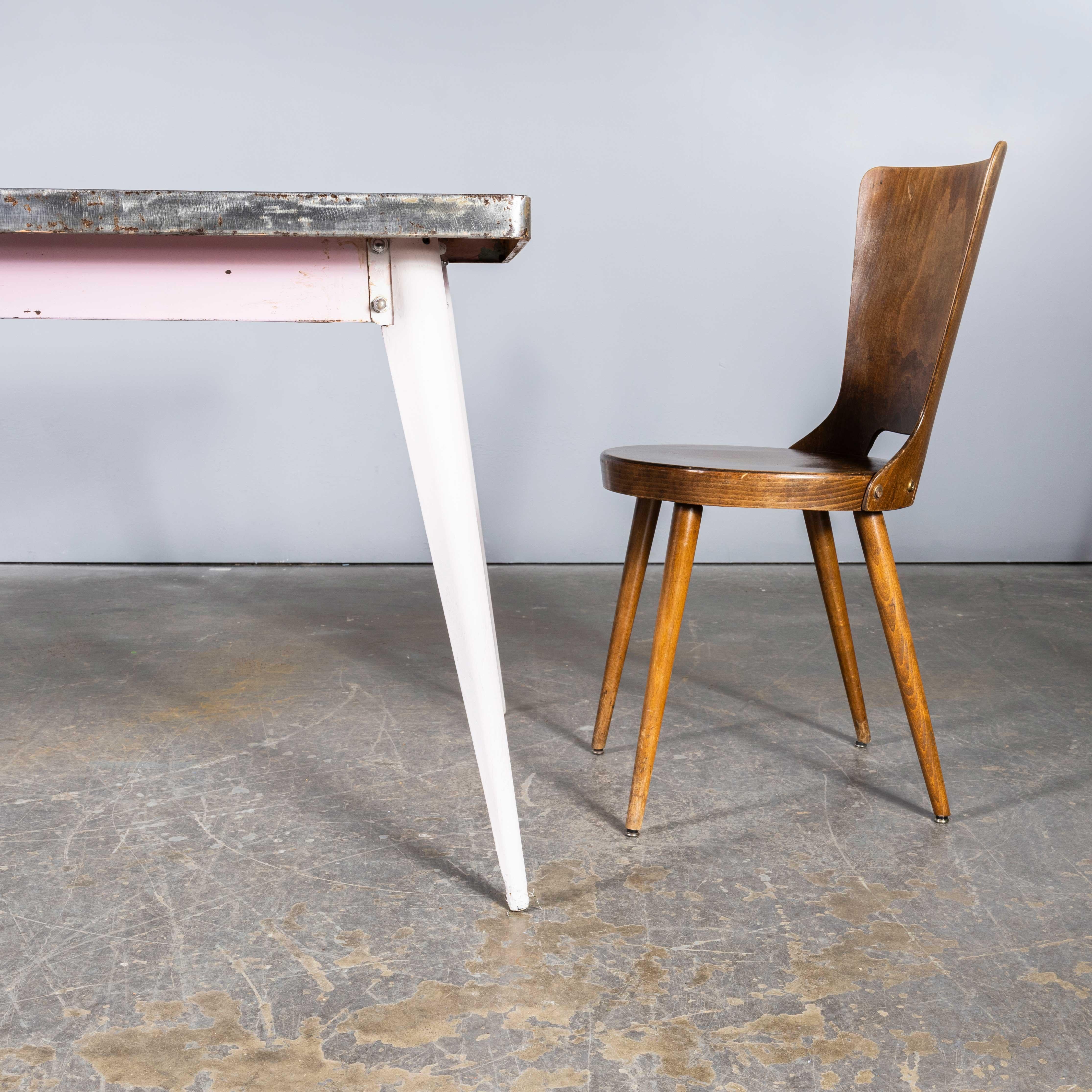1960's Original French T55 Tolix Rectangular Dining Table - 160cm Model  1330.9 For Sale 6