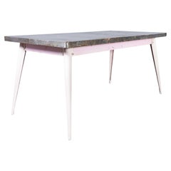 Used 1960's Original French T55 Tolix Rectangular Dining Table - 160cm Model  1330.9