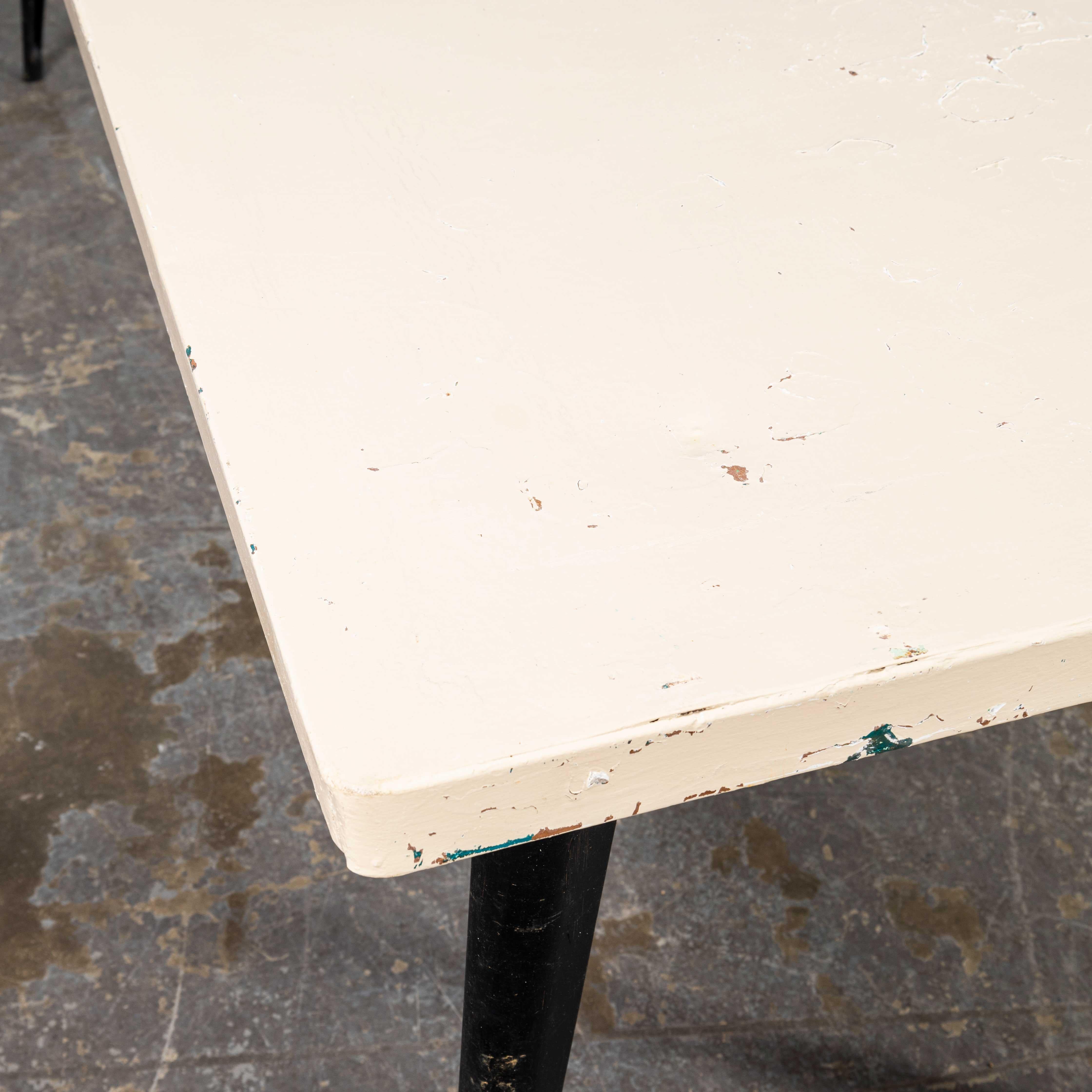 1960's Original French T55 Tolix Rectangular White 2 Metre Dining Table. (932.5)

1960's Original French T55 Tolix Rectangular White 2 Metre Dining Table. (932.5). Tolix is one of our all time favourite companies. In 1907 Frenchman Xavier Pauchard