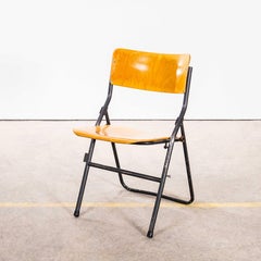 1960's Original German Folding University Dining Chairs