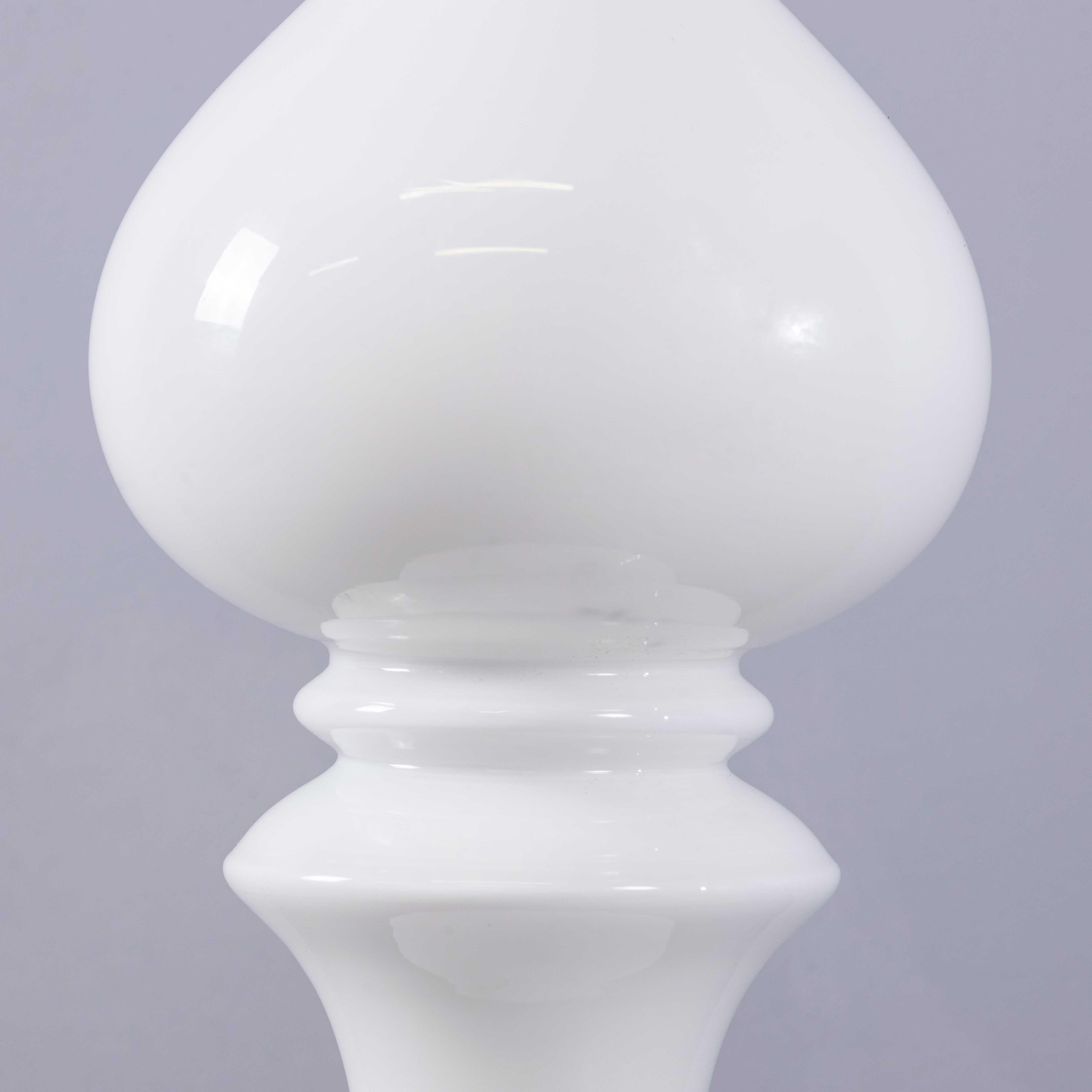 1960's Original Glass Chess Piece Lamp - Ivan Jakes 3