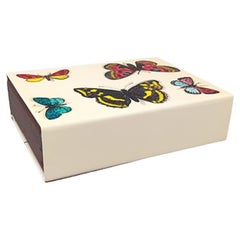 Superbe boîte d'origine de Piero Fornasetti des années 1960 à motif de papillons