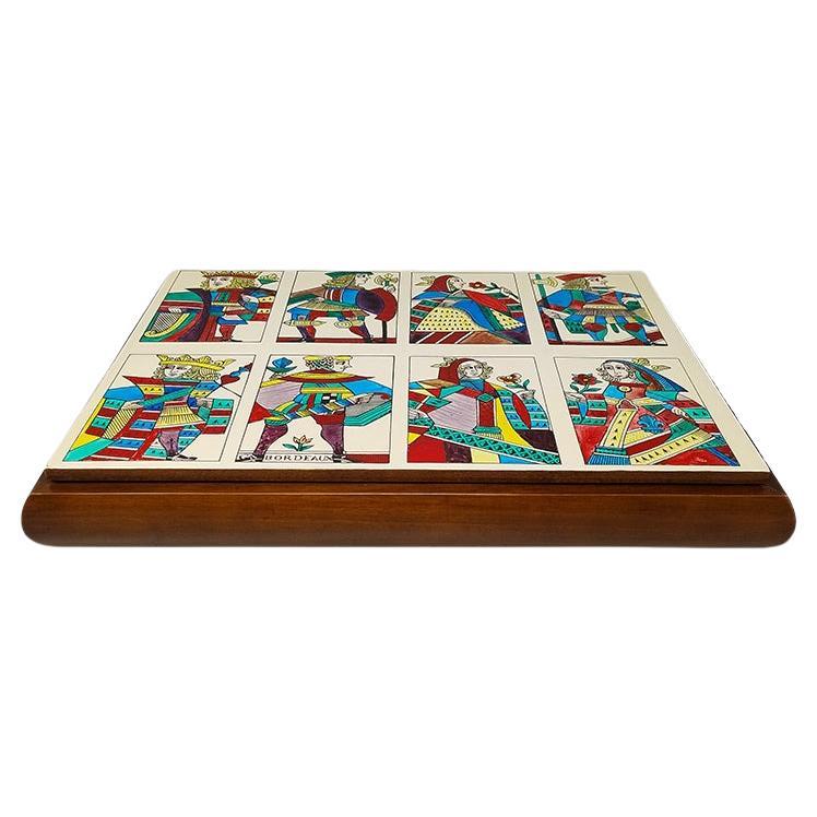 1960er Jahre Original Gorgeous Playing Cards Box von Piero Fornasetti. Hergestellt in Italien