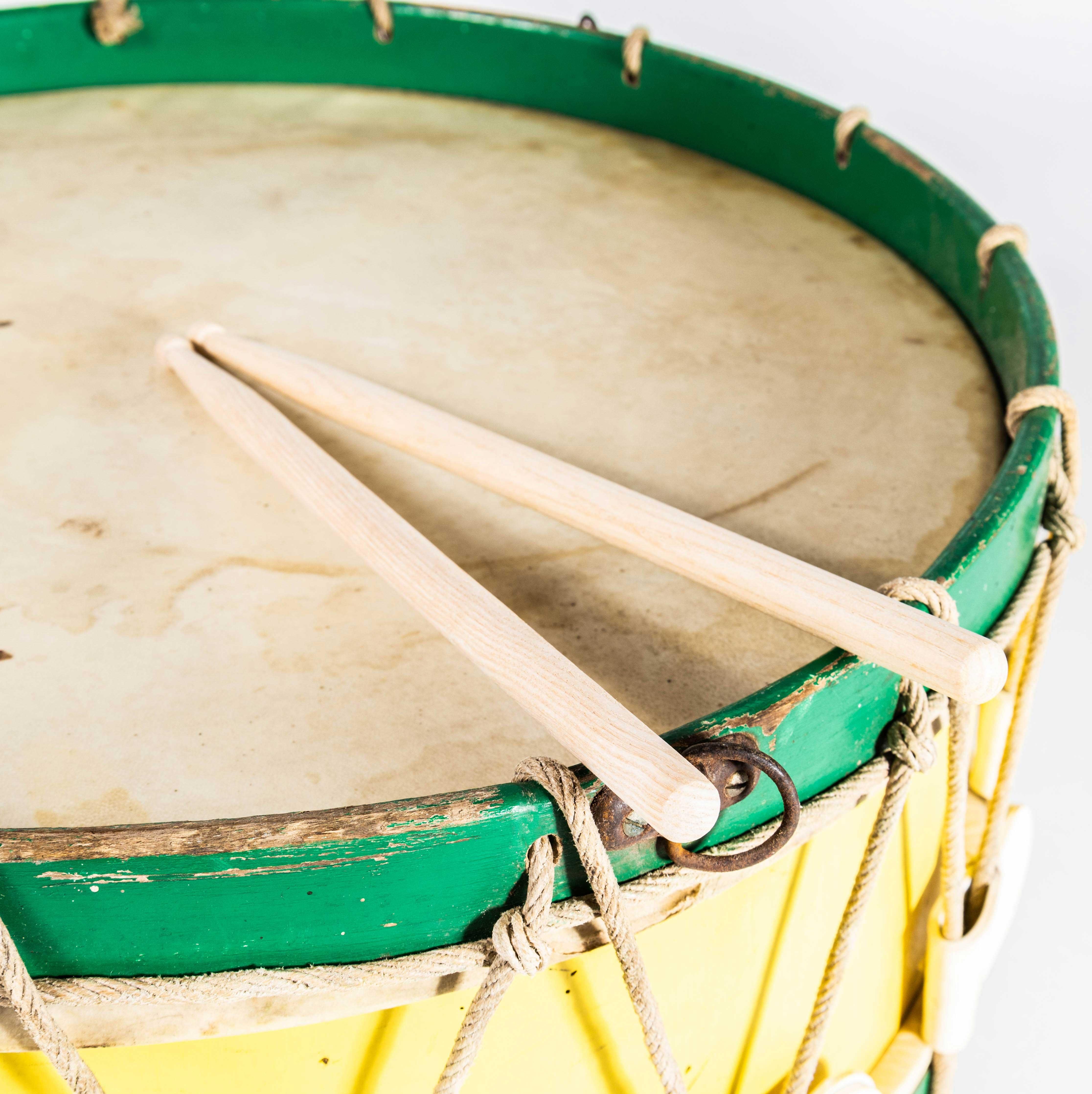 1960's Original Large Working Yellow Drum For Sale 2