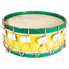 Tambour jaune d'origine des années 1960