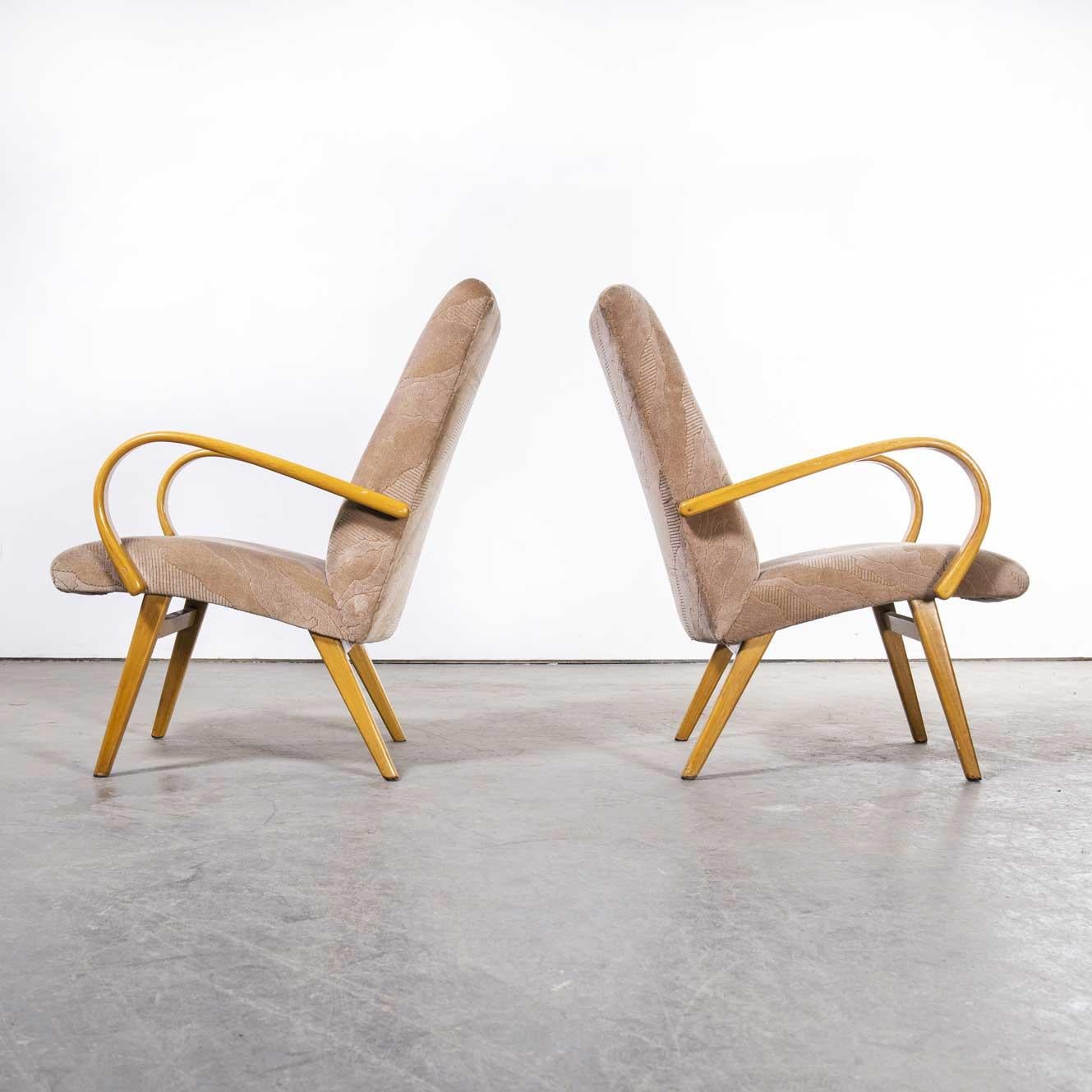 1960's Original Pair of Armchairs - Produced by Ton For Sale 2