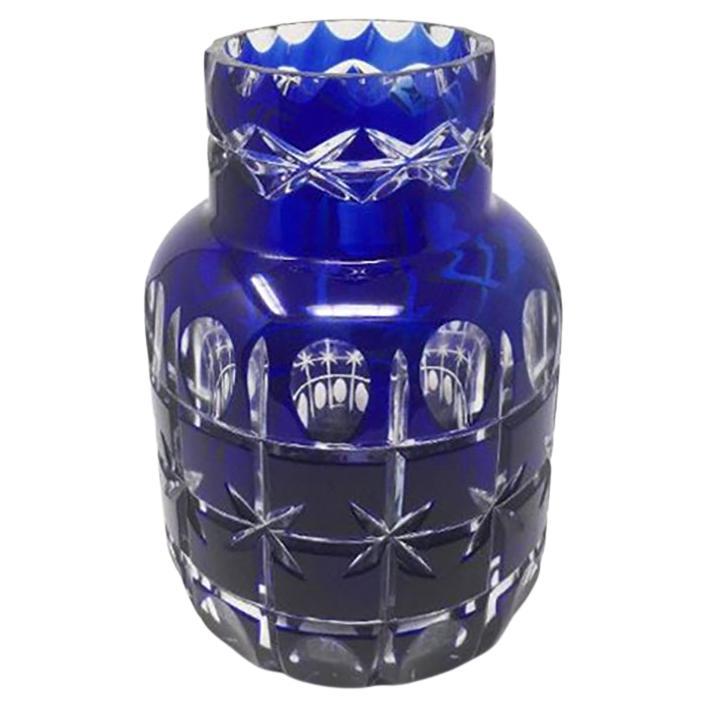 Superbe vase bleu d'origine des années 1960 Deigned par Creart en vente