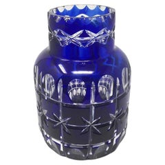 Superbe vase bleu d'origine des années 1960 Deigned par Creart