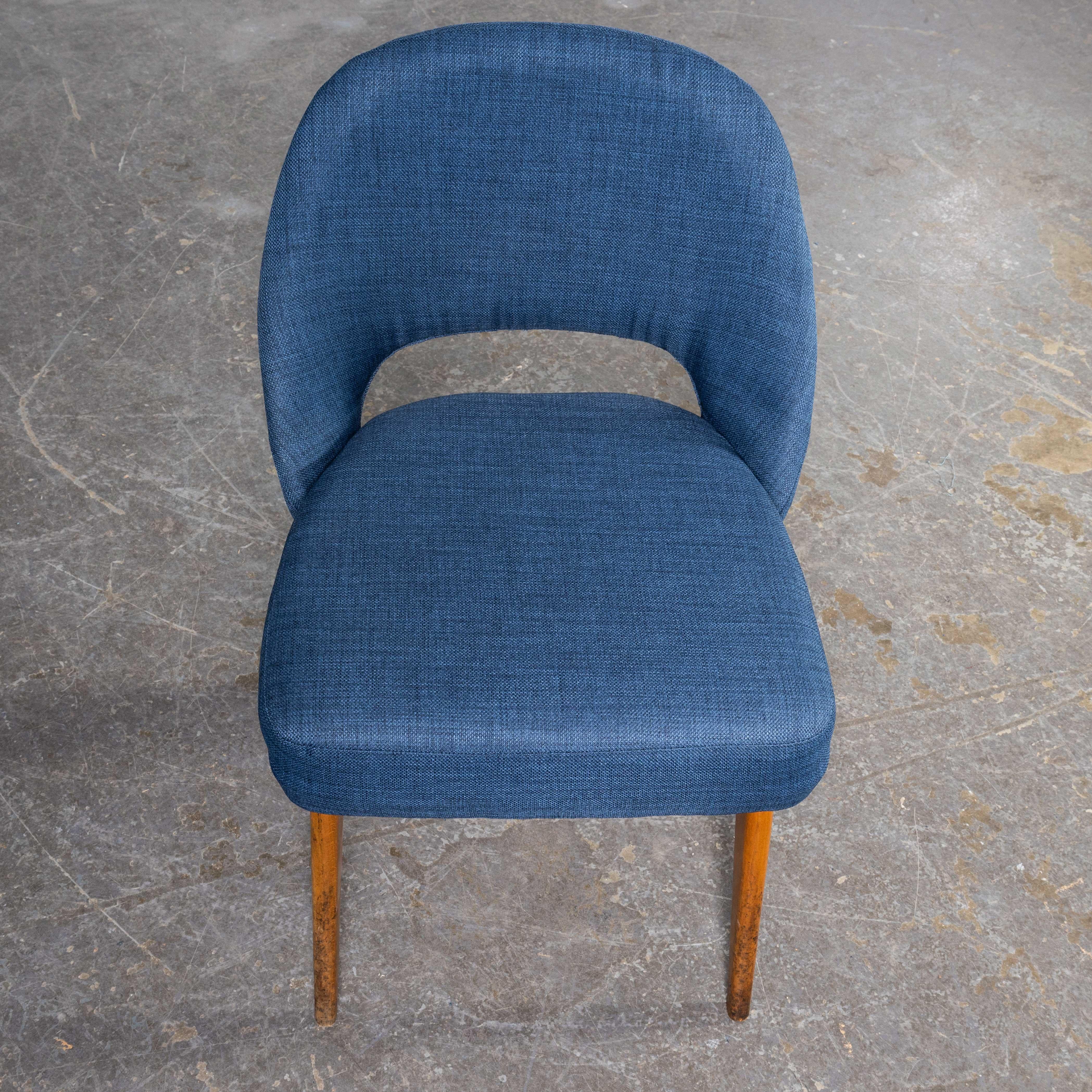 1960's Original Upholstered Ben Dining Chairs - Good Quantity Available For Sale 7