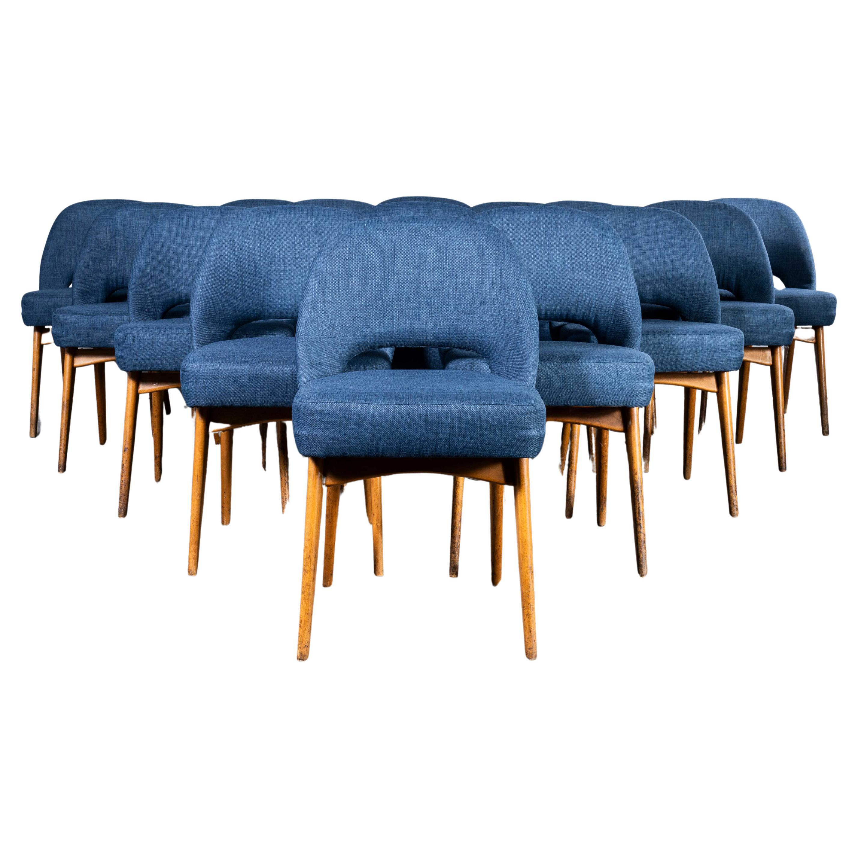 Original 1960's Upholstered Ben Dining Chairs - Bonne quantité disponible