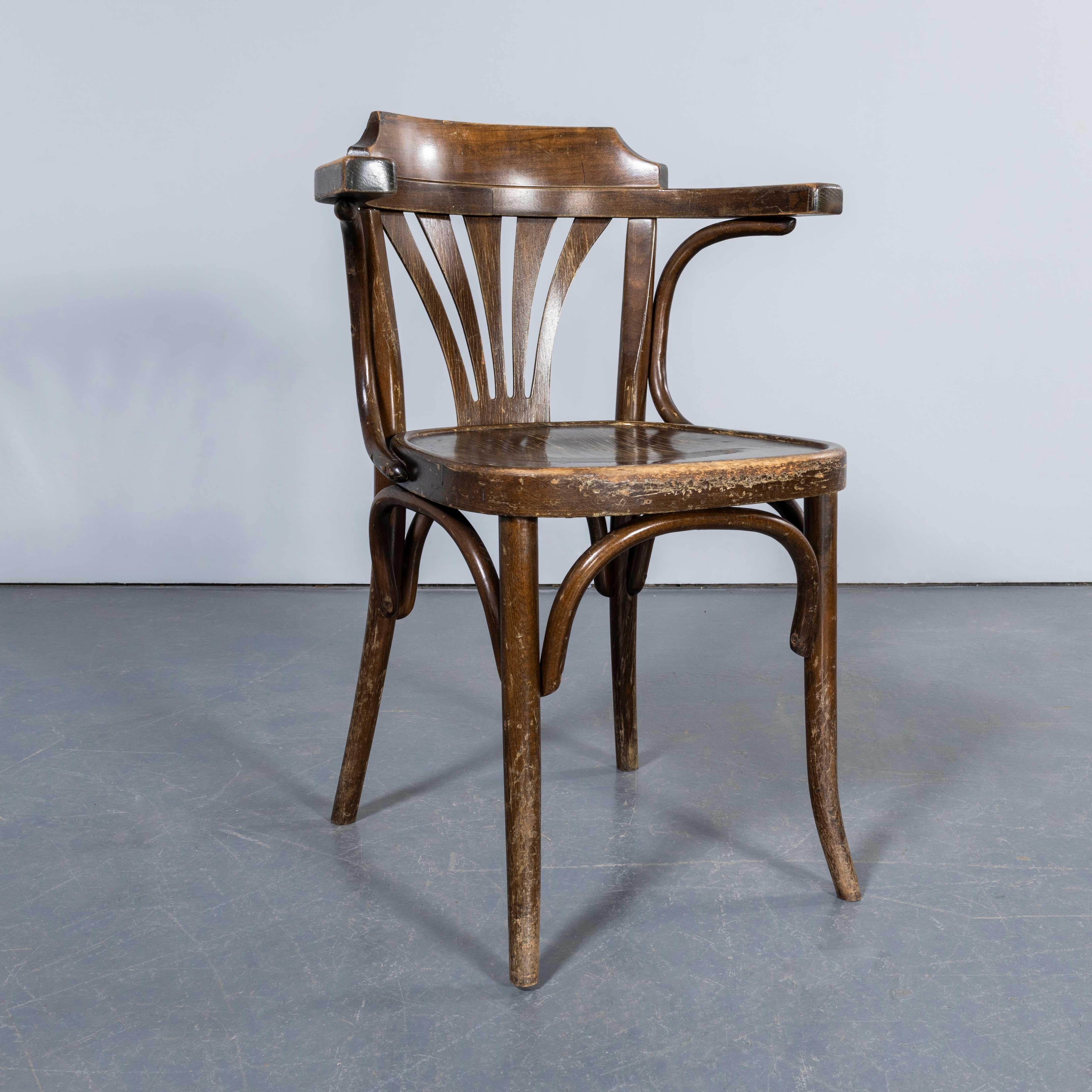 1960's Original Vintage Sillones de Comedor - Respaldo Abanico - Gran Cantidad Disponible 5