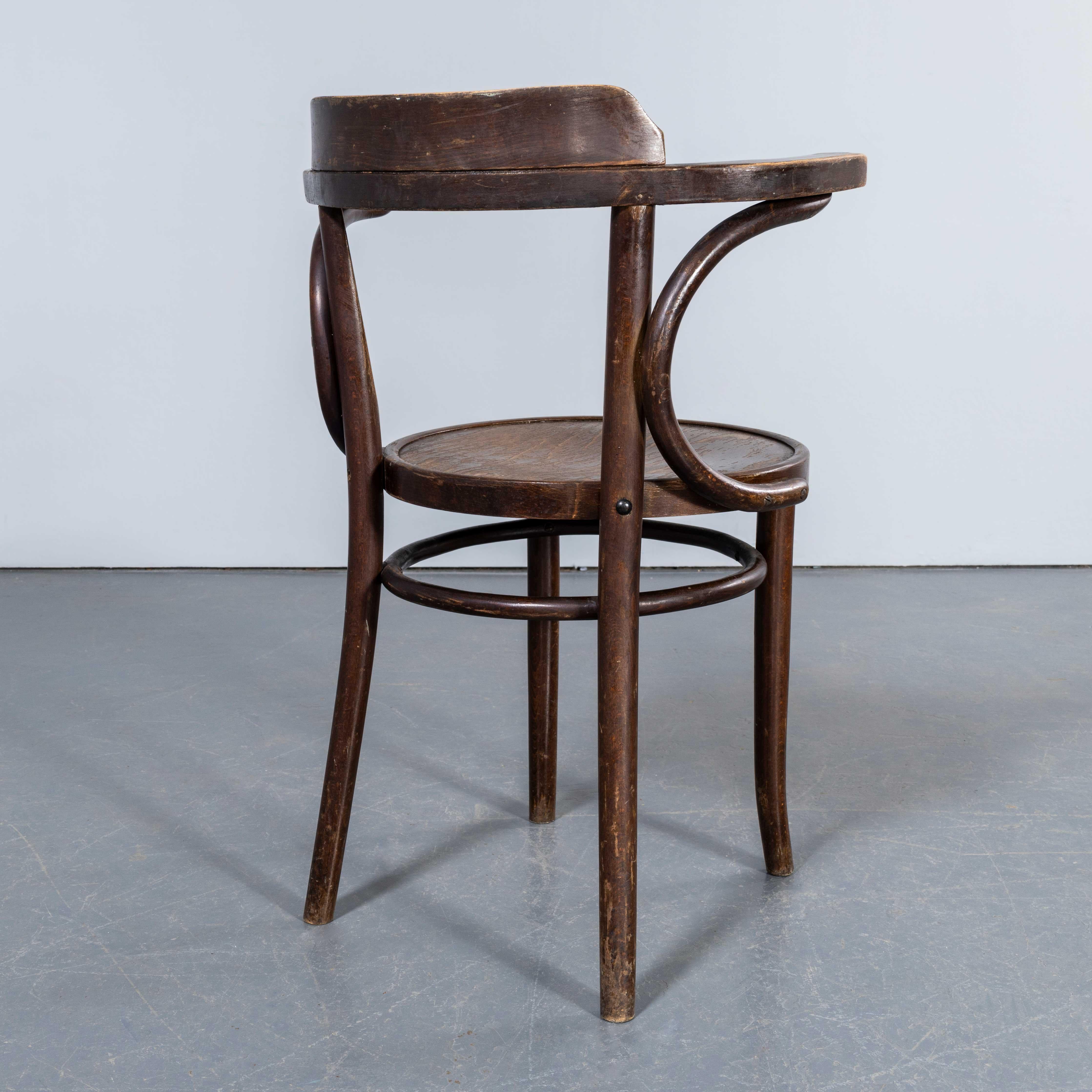 1960's Original Vintage Dining Armchairs - Open Back - Large Quantity Available For Sale 4