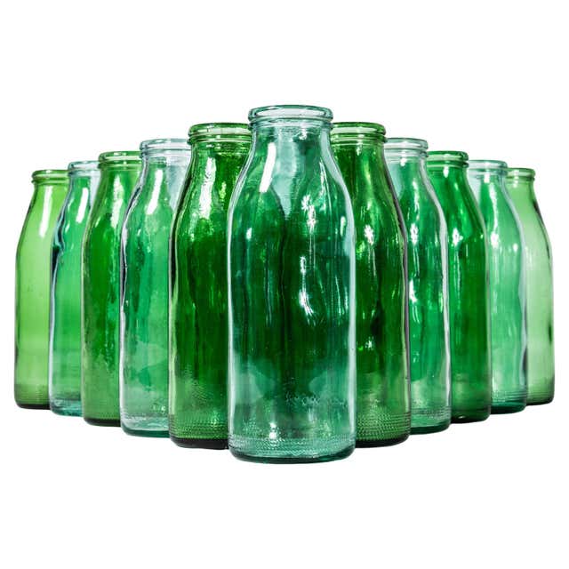 Vintage Advertising Milk Bottles - Large Quantity Available For Sale at ...