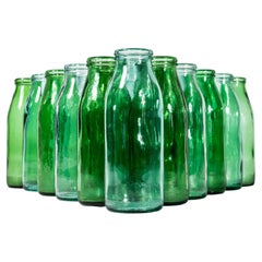 1960's Original Vintage Hungarian Milk Bottles - Quantity Available