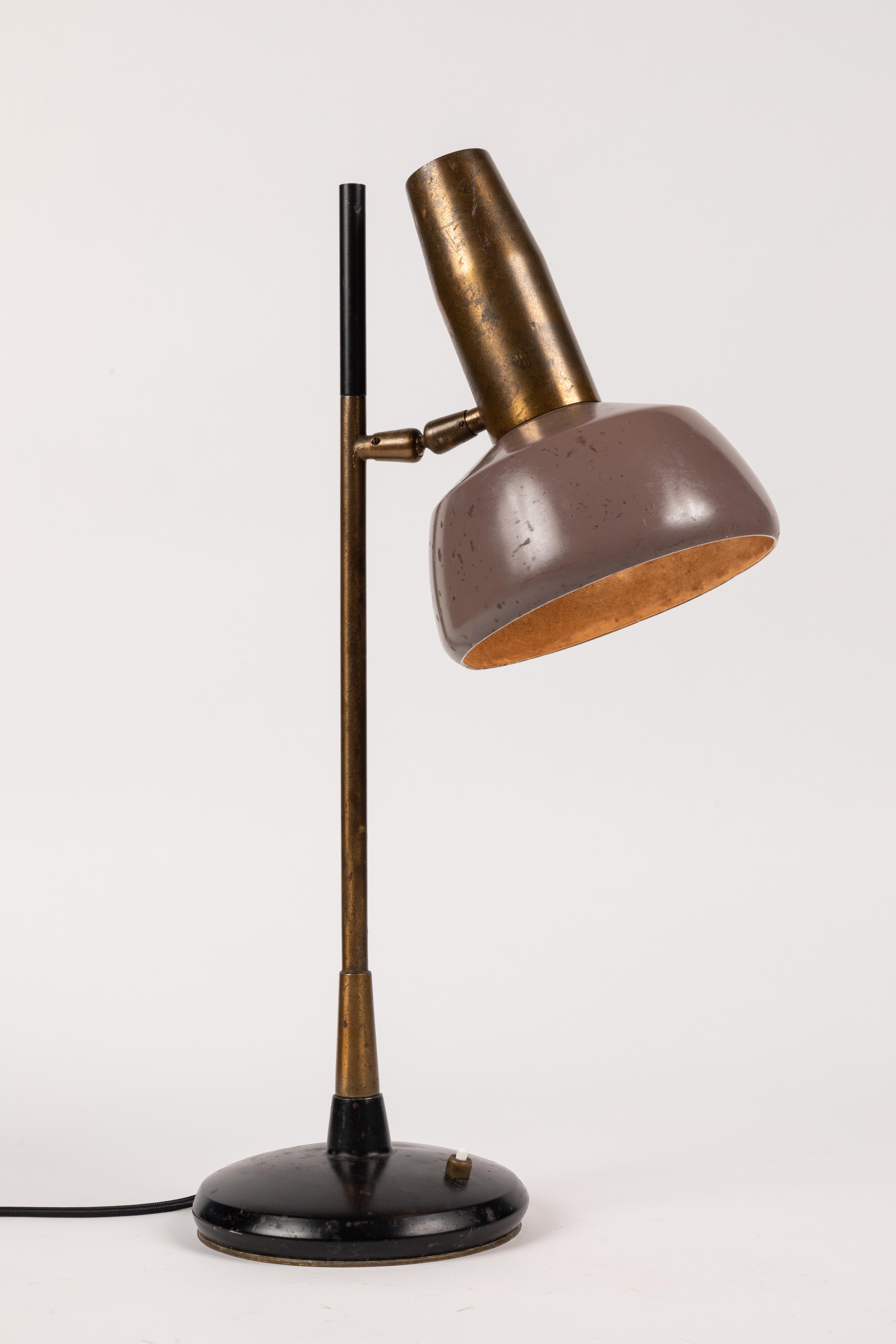 Italian 1960s Oscar Torlasco Table Lamp for Lumi