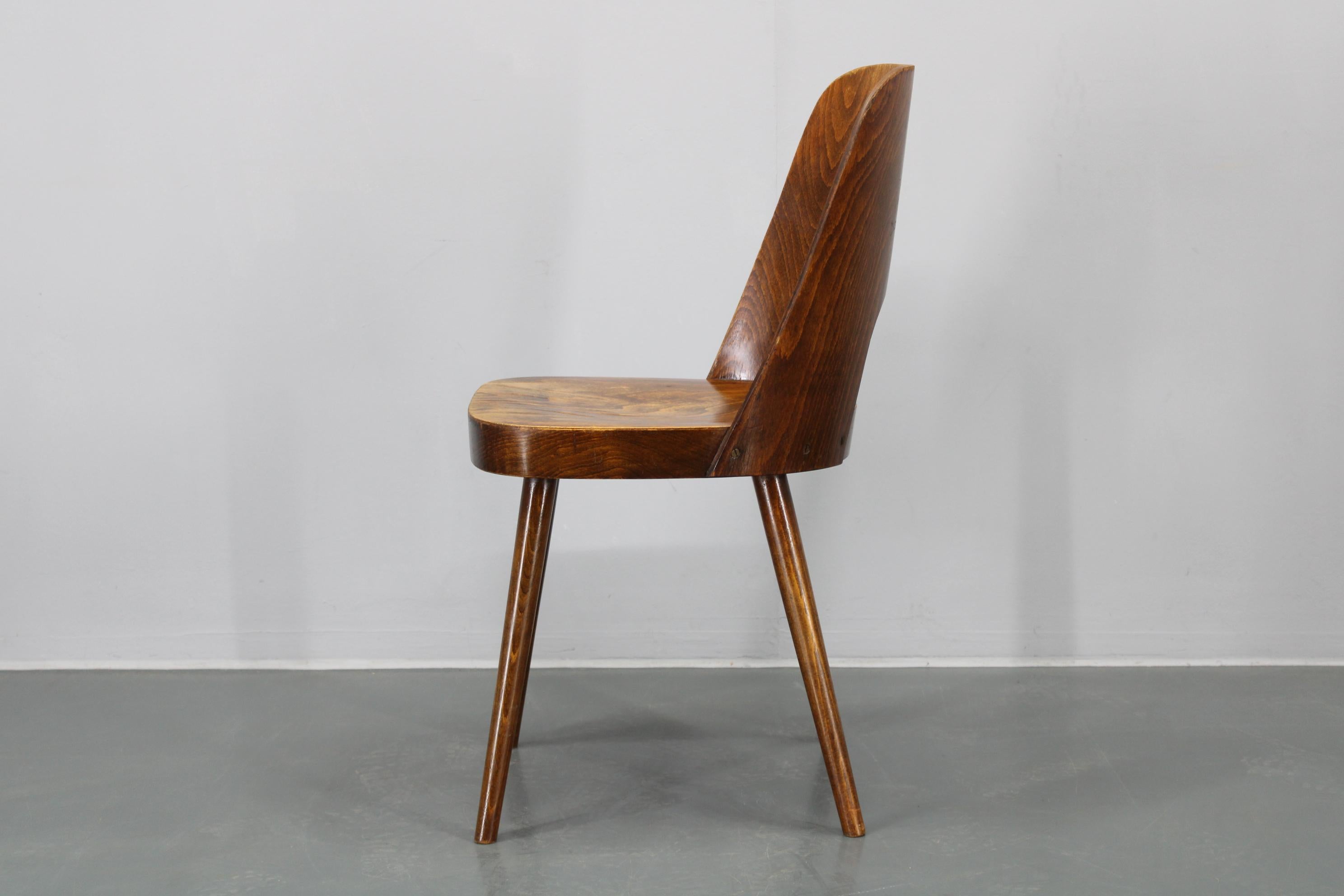 1960s Oswald Haerdtl Chair by TON Czechoslovakia For Sale 5
