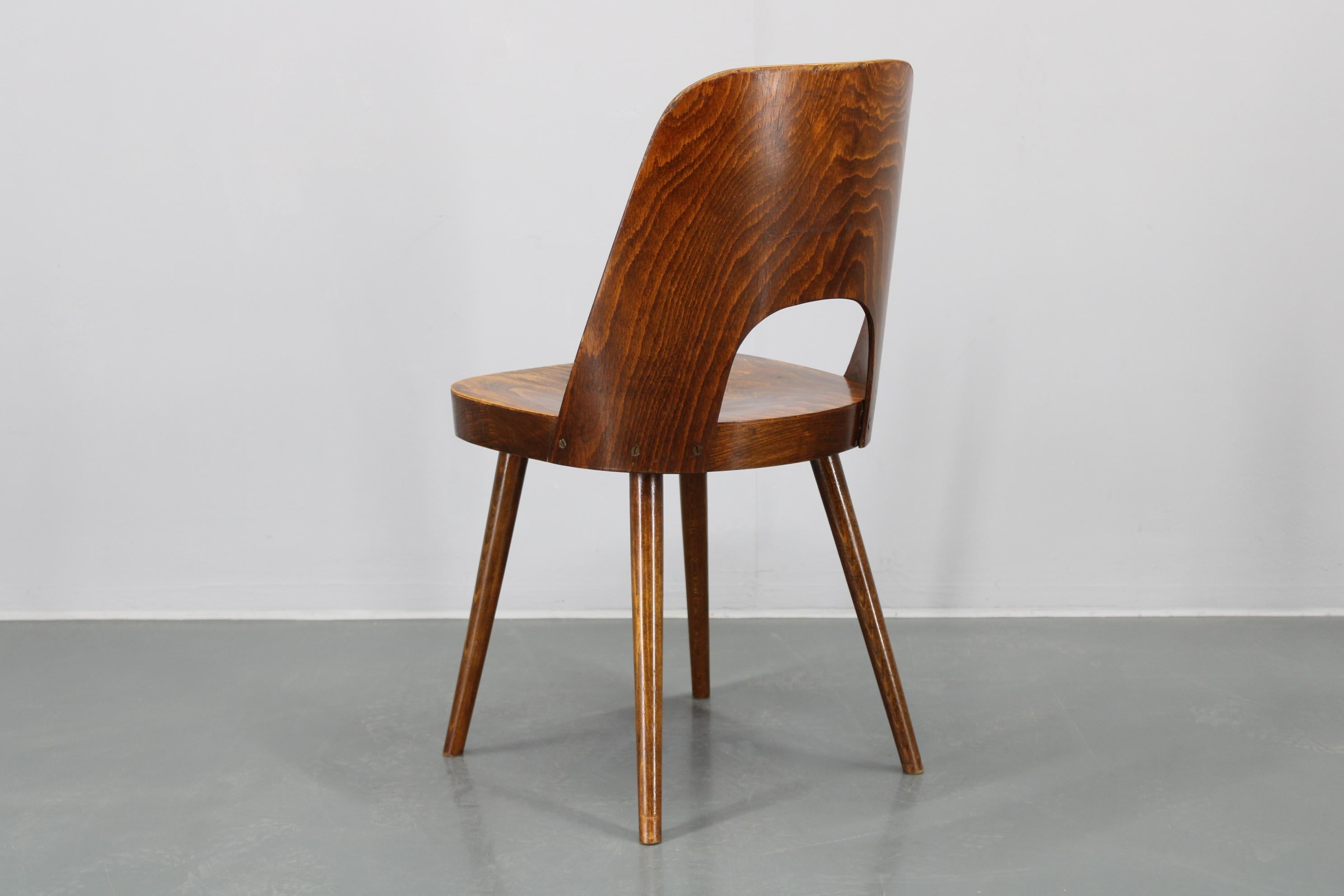 1960s Oswald Haerdtl Chair by TON Czechoslovakia For Sale 6