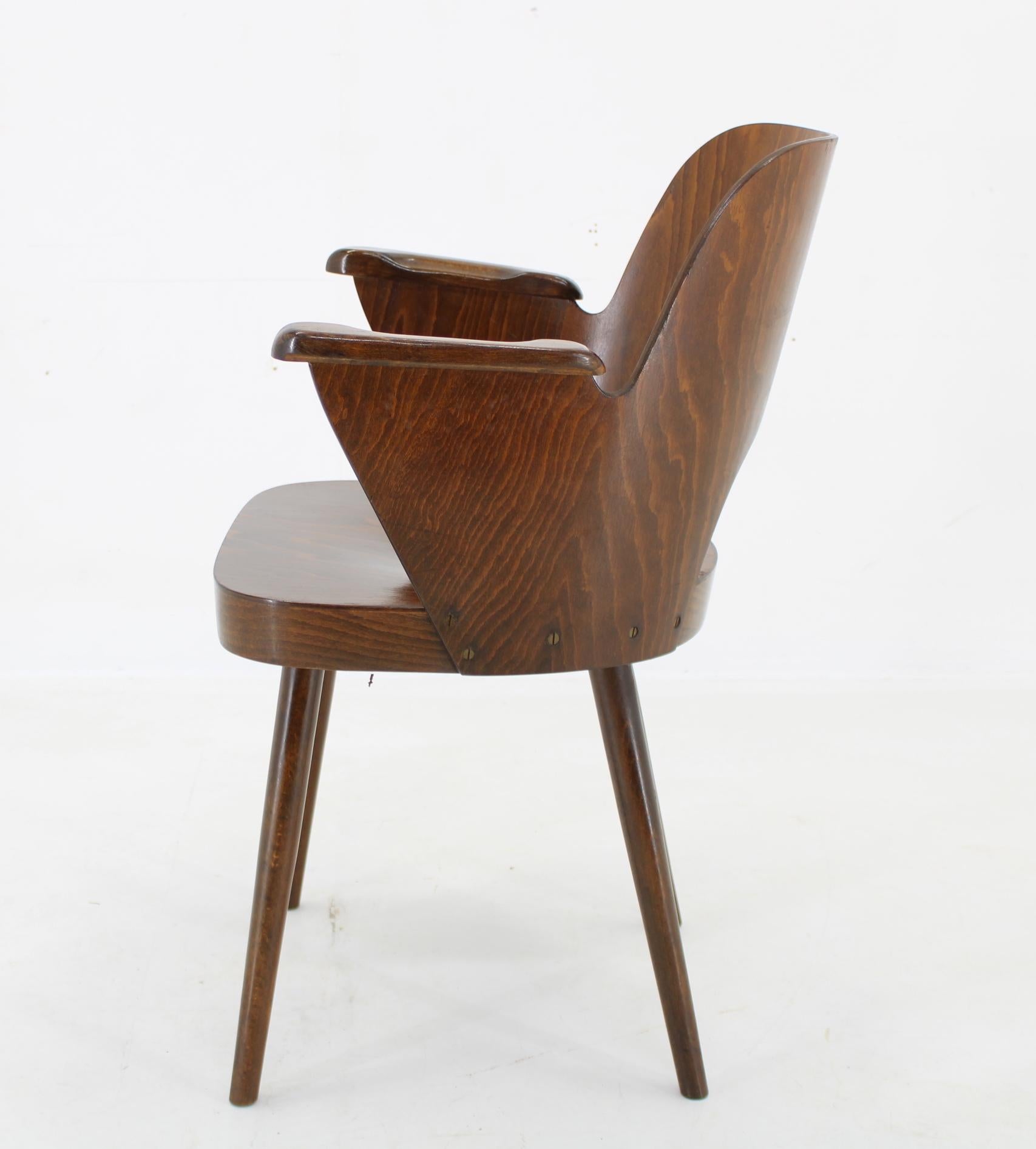 Mid-Century Modern 1960s Oswald Haerdtl Chair by TON Czechoslovakia For Sale