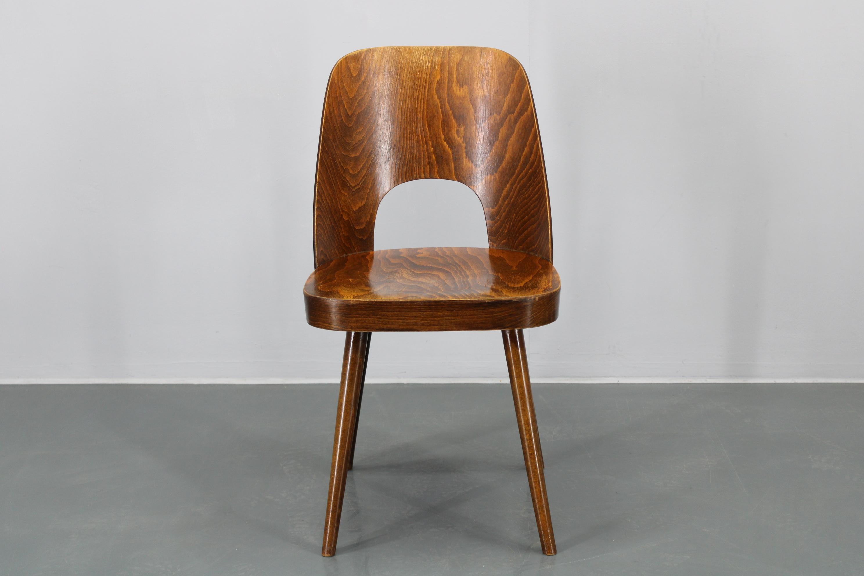 Mid-Century Modern 1960s Oswald Haerdtl Chair by TON Czechoslovakia For Sale
