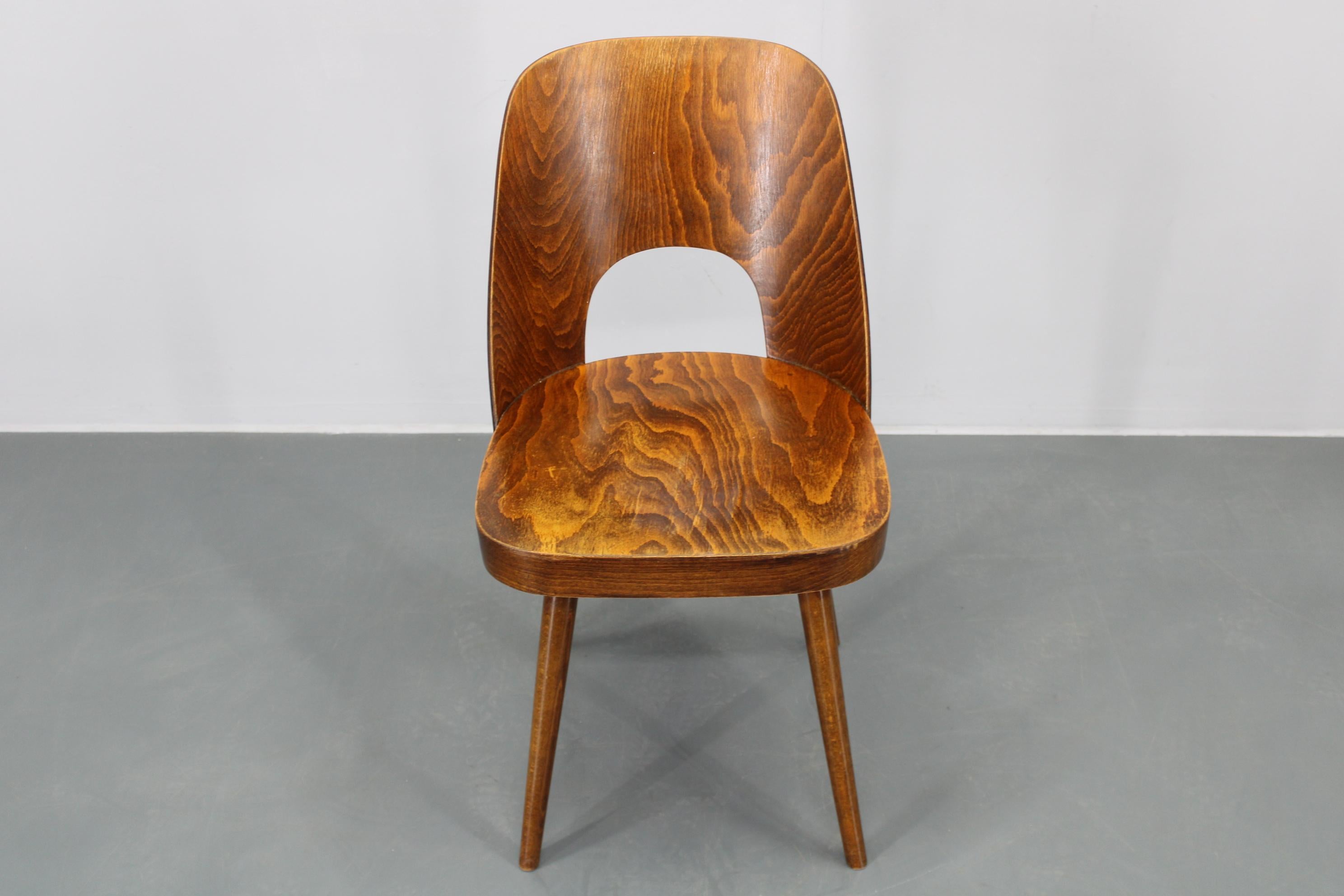 1960s Oswald Haerdtl Chair by TON Czechoslovakia In Good Condition For Sale In Praha, CZ