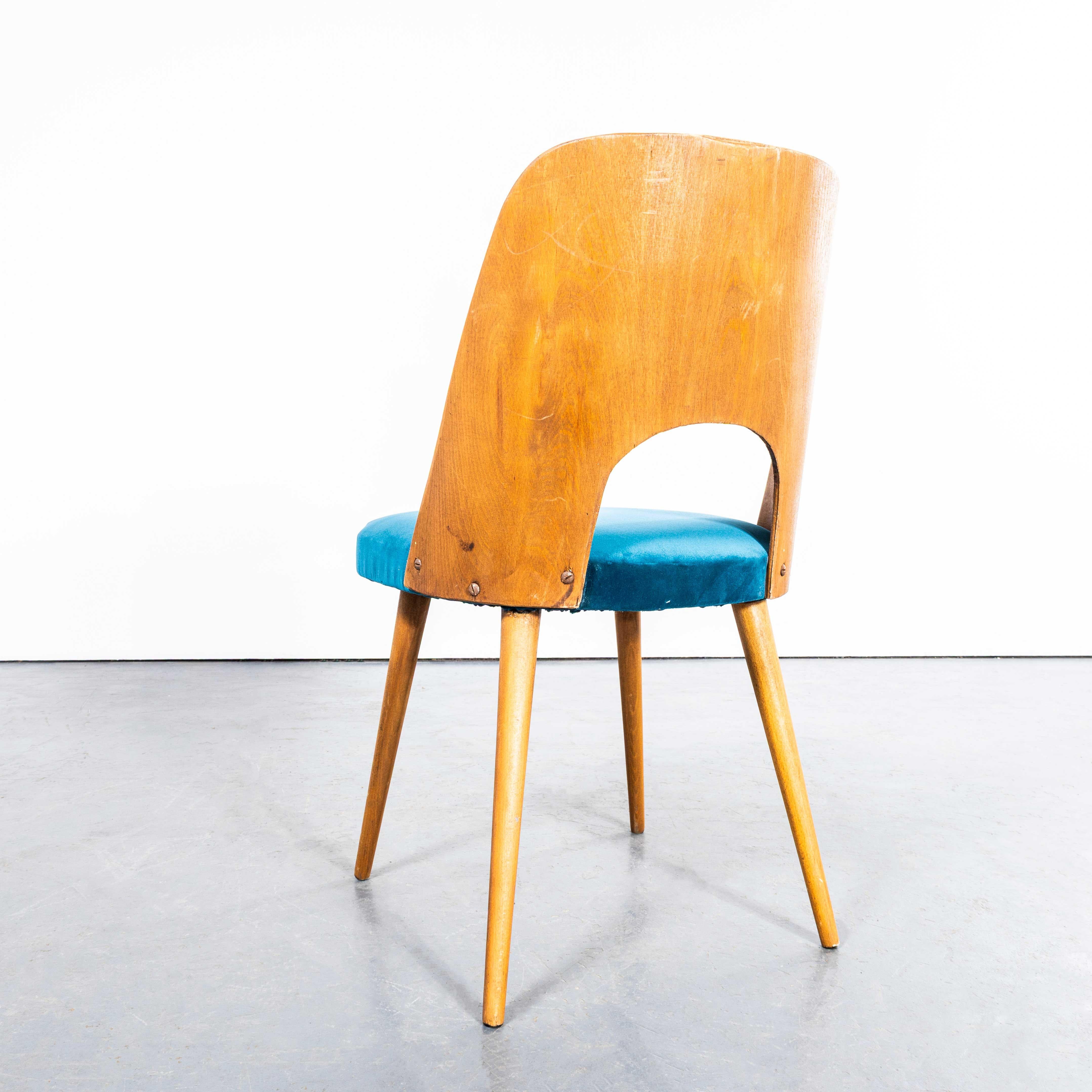 Chaises de salle à manger rembourrées Oswald Haerdtl des années 1960 - Lot de six en vente 4