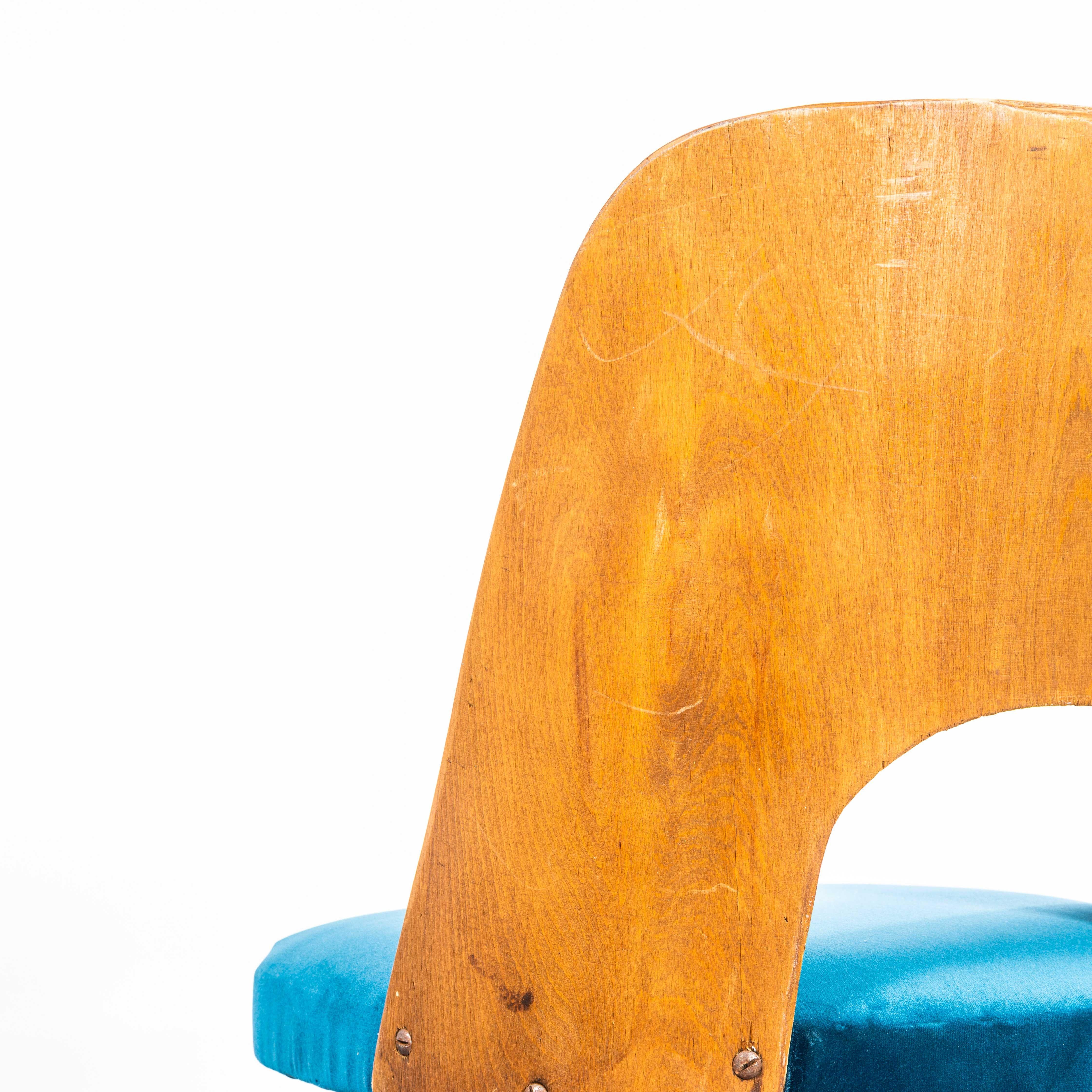 Chaises de salle à manger rembourrées Oswald Haerdtl des années 1960 - Lot de six en vente 5
