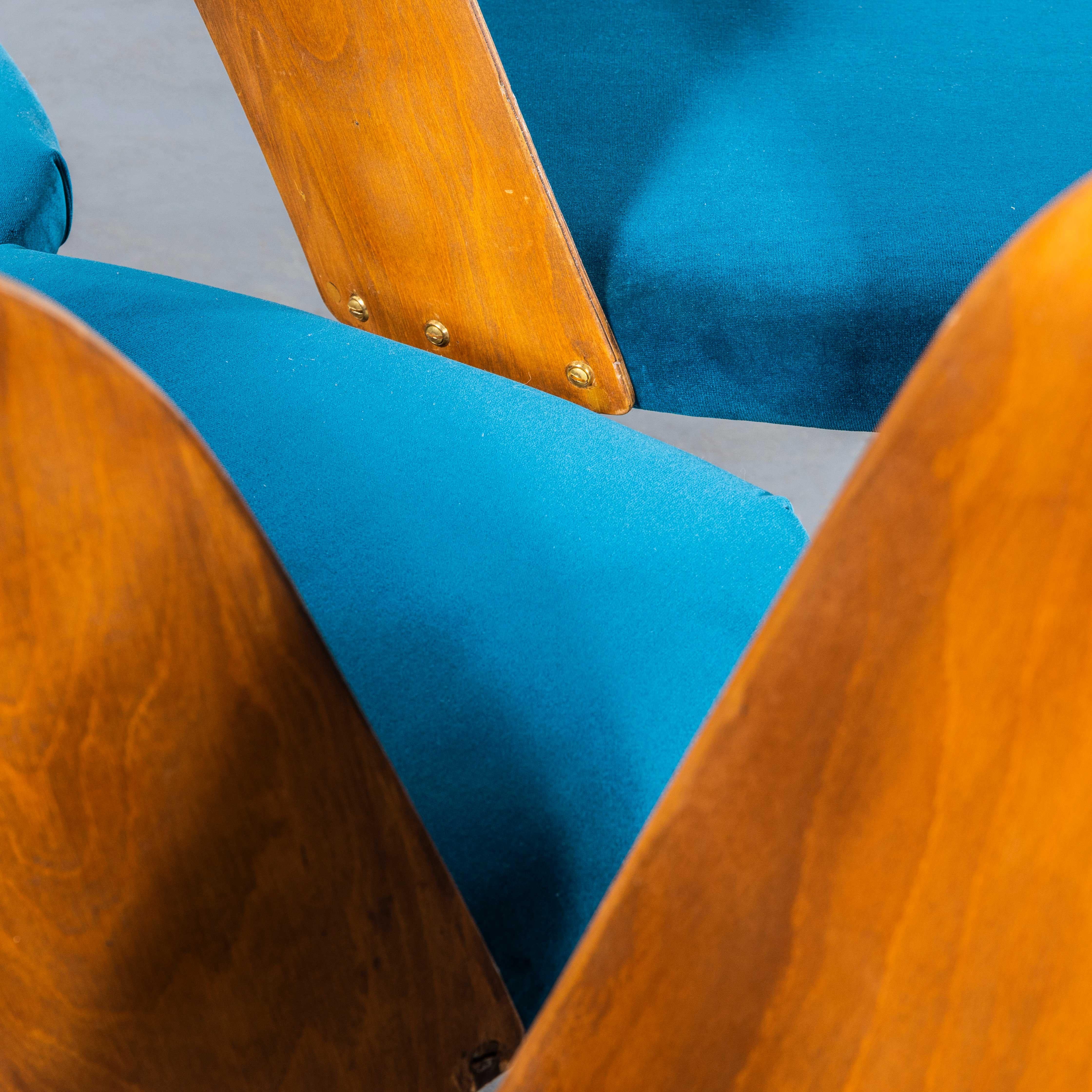 Chaises de salle à manger rembourrées Oswald Haerdtl des années 1960 - Lot de six en vente 2