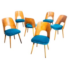 Chaises de salle à manger rembourrées Oswald Haerdtl des années 1960 - Lot de six
